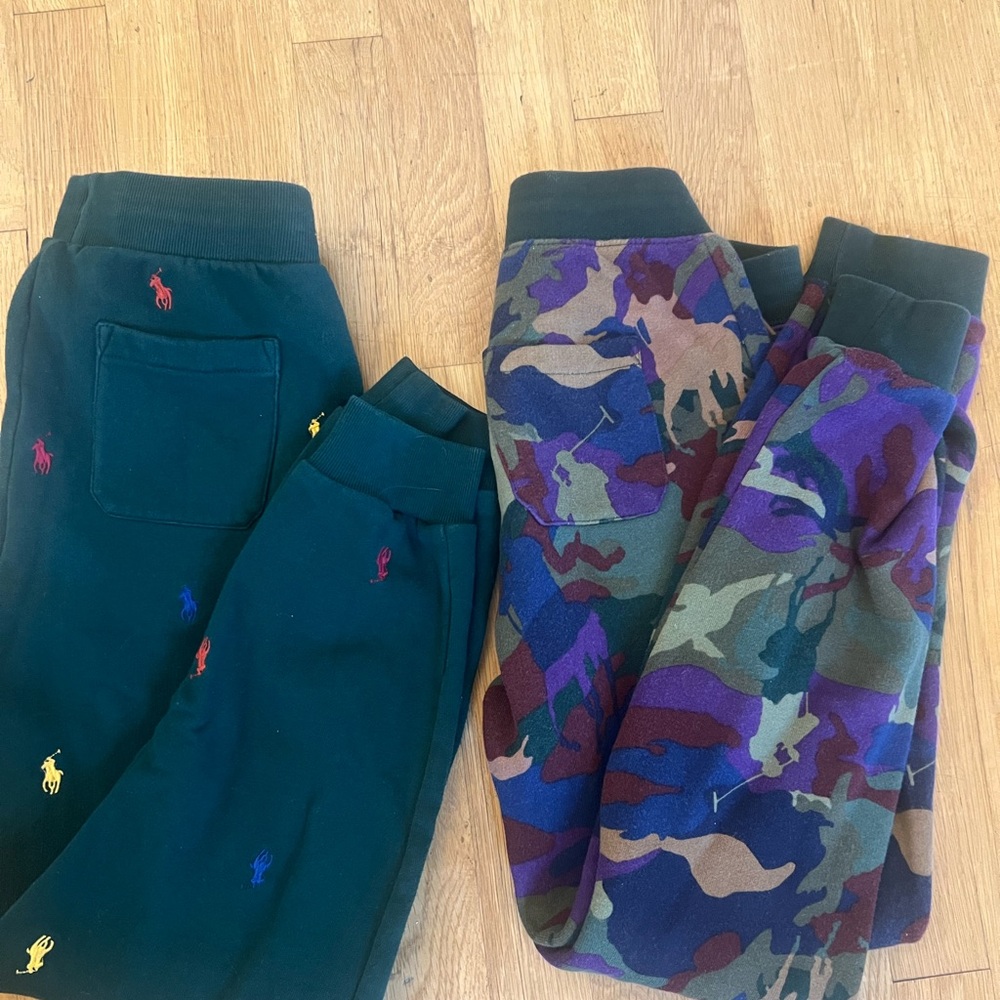 Polo by Ralph Lauren Pattern Joggers & Camo Joggers - Bundle